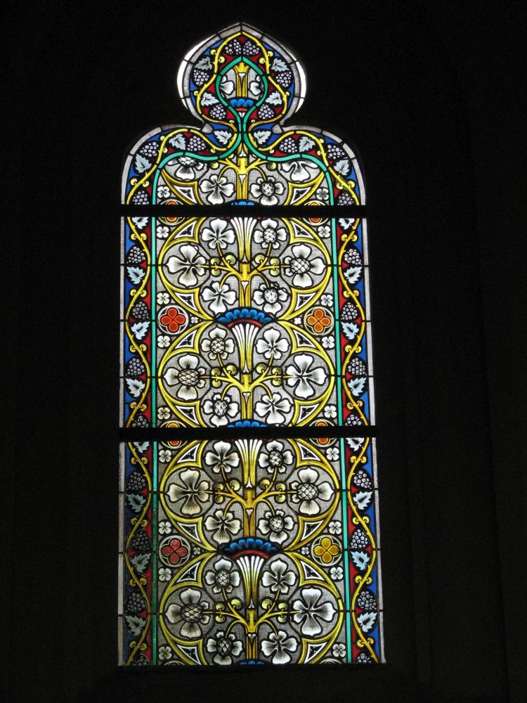 Církevní vitráž Vlčovice